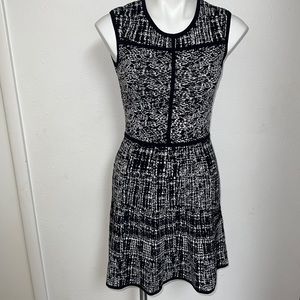 Marc New York Scuba Black White Dress